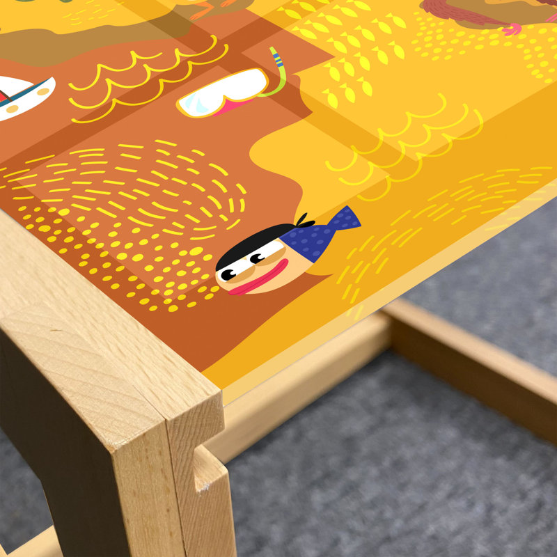 Jadora Sled Coffee Table, 90cm H x 62cm W x 40cm D