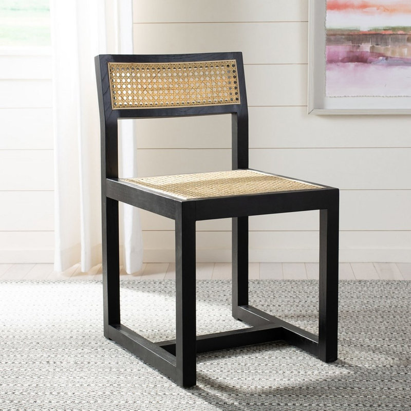 Chaise d'appoint Mizer, Noir