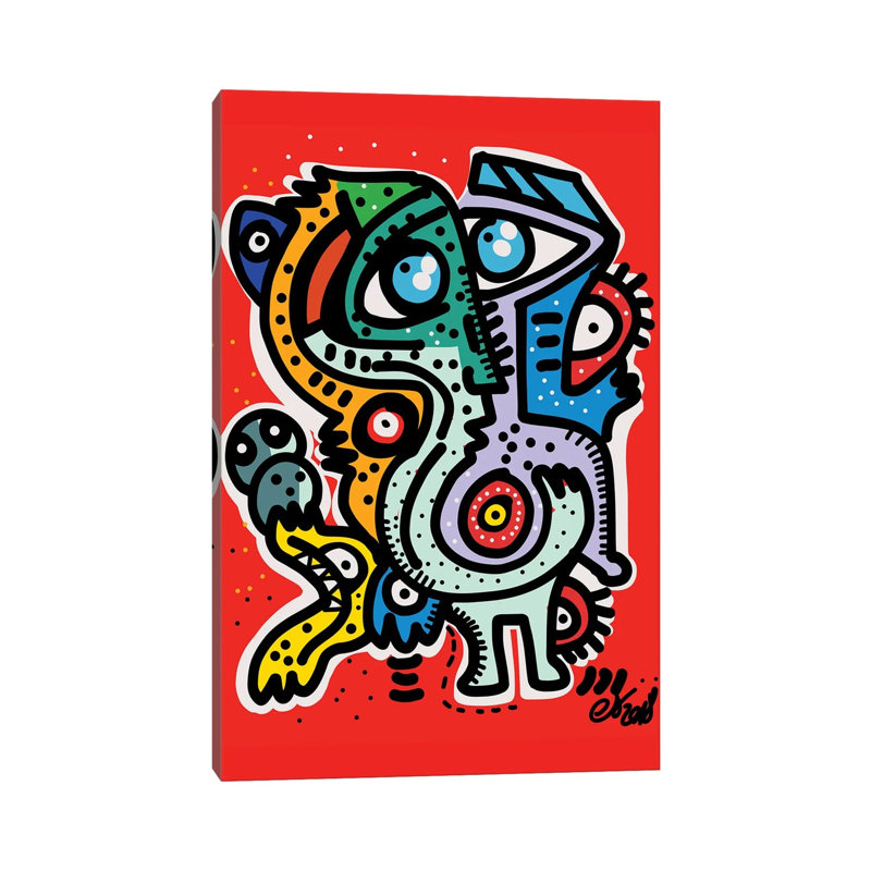 Red Monsters Of December by Emmanuel Signorino - Wrapped Canvas Gallery-Wrapped Canvas Giclée