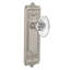 Egg & Dart Plate with Oval Fluted Crystal Door Knob-1885817874