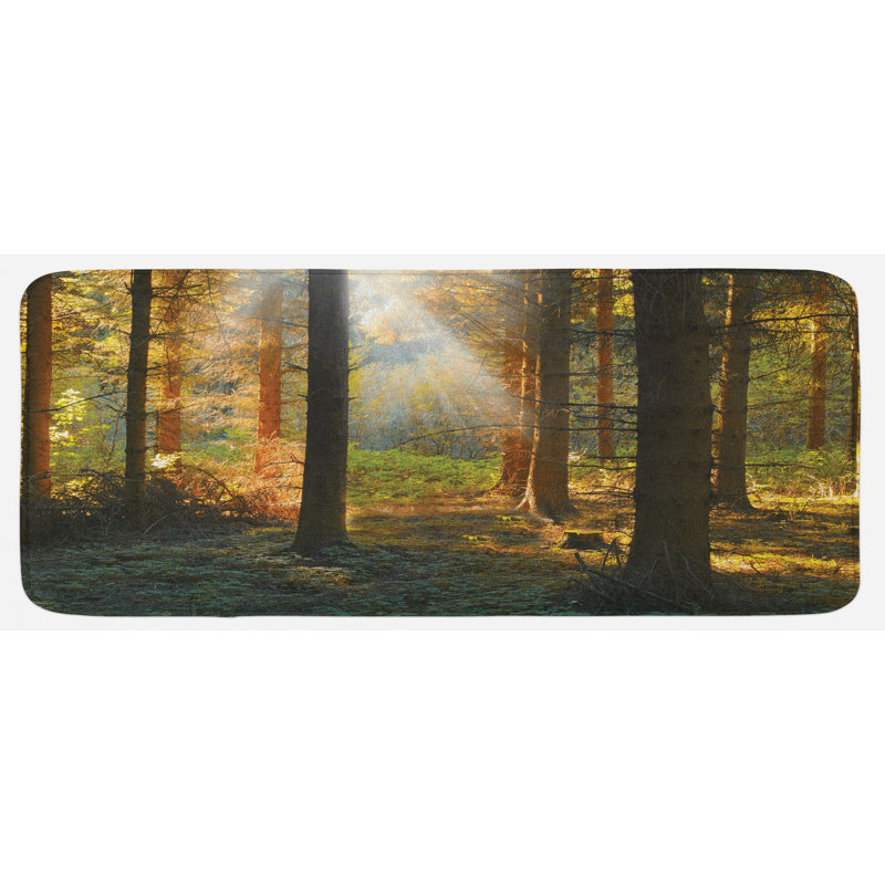 Tapis de cuisine forest
