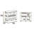Brooklyn 46 Kitchen Island, Two Shelves, Two Drawers-59274572