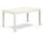 5 Piece Dining Room Table Set Includes a Rectangle Kitchen Table and 2 Dining Chairs with 2 Benches, Linen White-145801808