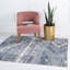 Tapis transitionnel de couleur bleu véritable Wenden-1786377784