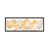 Toile avec cadre rustique foncé