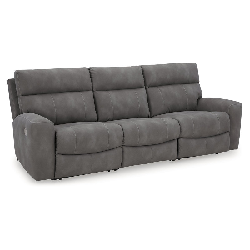 Matsuda 3-Piece Power Reclining Sectional Sofa, Gris