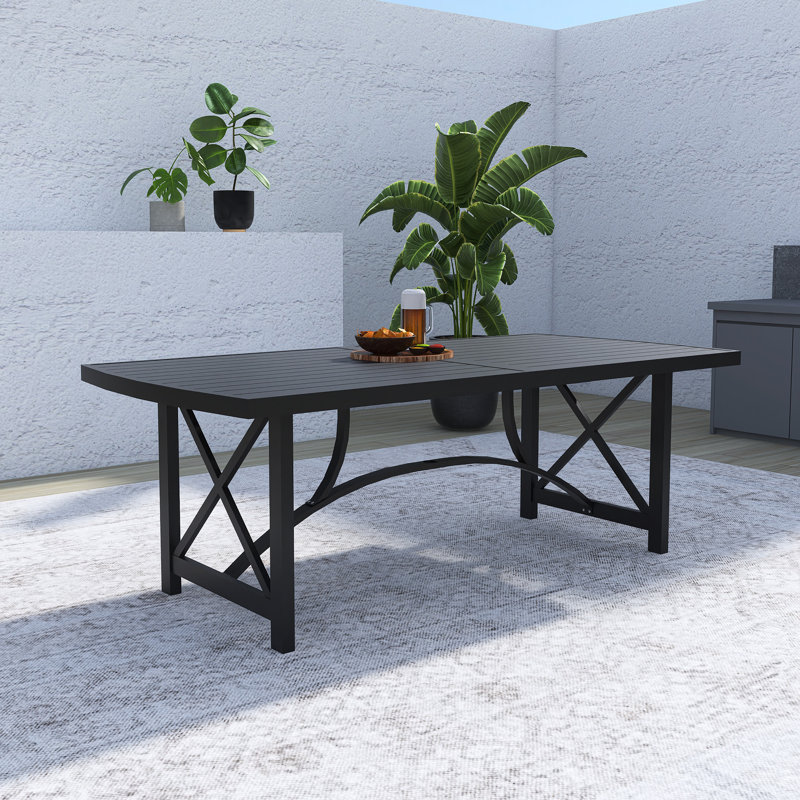 Table de salle à manger d'extérieur compacte