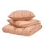 Rowen 3-Piece Sustainable Fabric Clay Queen Quilt Set-2086734649