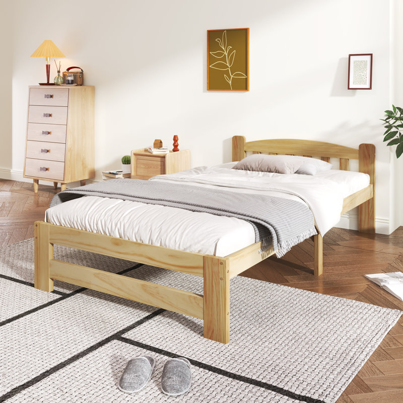 Solid Wood Bed