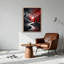 «Black Tree in Red Mountain Valley», art mural sur toile-133466033