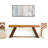 Marley Genuine Leather Bench with Solid Wood Legs, Versatile and Stylish for Any Room