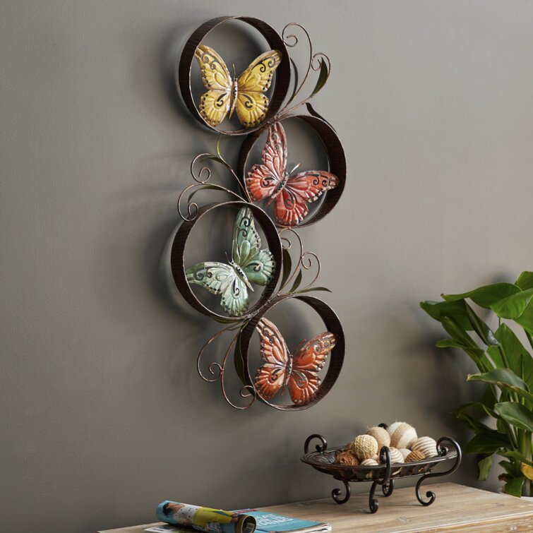 Wall Hanging Brass Butterfly