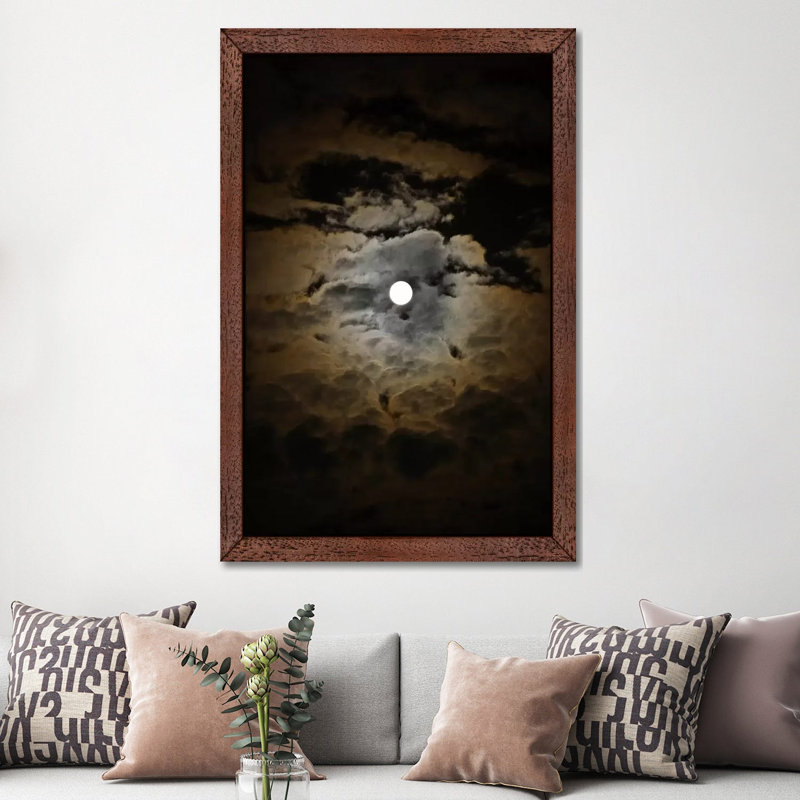 Accretion 1 Piece Wall Art on Canvas, 101.6 cm H x 66.04 cm W, Brown Floater Framed