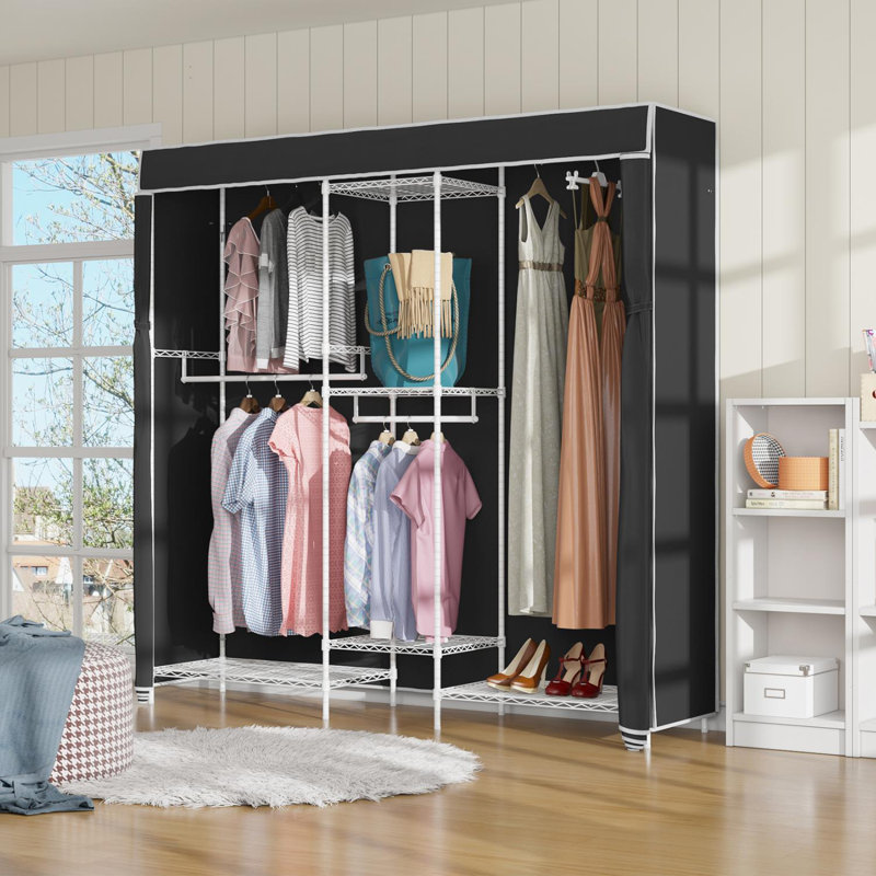 Garment Rack Cover, Black