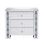 Sonia Mirrored & Faux Agate Console Cabinet (Assembled)