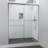- W x 70'' H Double Added Door Frameless Shower Door with-71011713