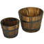 Monahan Wood Barrel Planter-38293313