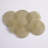 Gold Metal Plate Home Wall Decor with Perforated Design