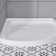 OVE Decors Breeze 35 in. Round Shower Kit w/ Clear, Base