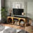 Tv Stand With Storage For 65 Inch Tv, Entertainment Center With Arched Shelves