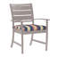 Charleston Aluminum Patio Dining Armchair with Cushions-706335716-706335708-706269131
