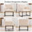 18.9" H Upholstered Armchairs with Metal Base-187942193