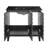 Cascade 36 in. Black Oak Bathroom Vanity With Black, 3-Hole Ceramic Sink Top-100841268-100841267