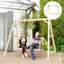 Support de balançoire de porche, structure robuste, support de chaise suspendue seulement, capacité de charge de 350 kg, pour jardin, terrasse, pelouse, aire de jeux