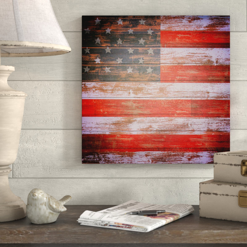 Liberté, États-Unis, impression sur toile tendue, H 36 po x l 36 po x P 1,5 po