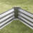 Metal Raised Vegetable Garden Kit - 45.67 In. Deep X 11.47 Height , Practical Silver Bed For High, Construction, Quick Assembly-52780421-52780414