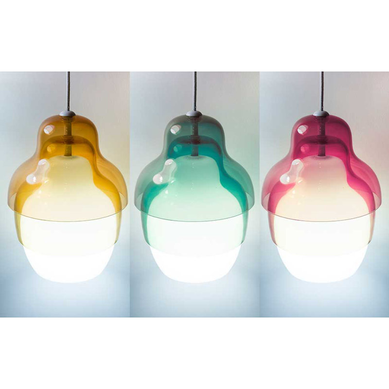 Matrioshka 1 - Light Pendant, Red