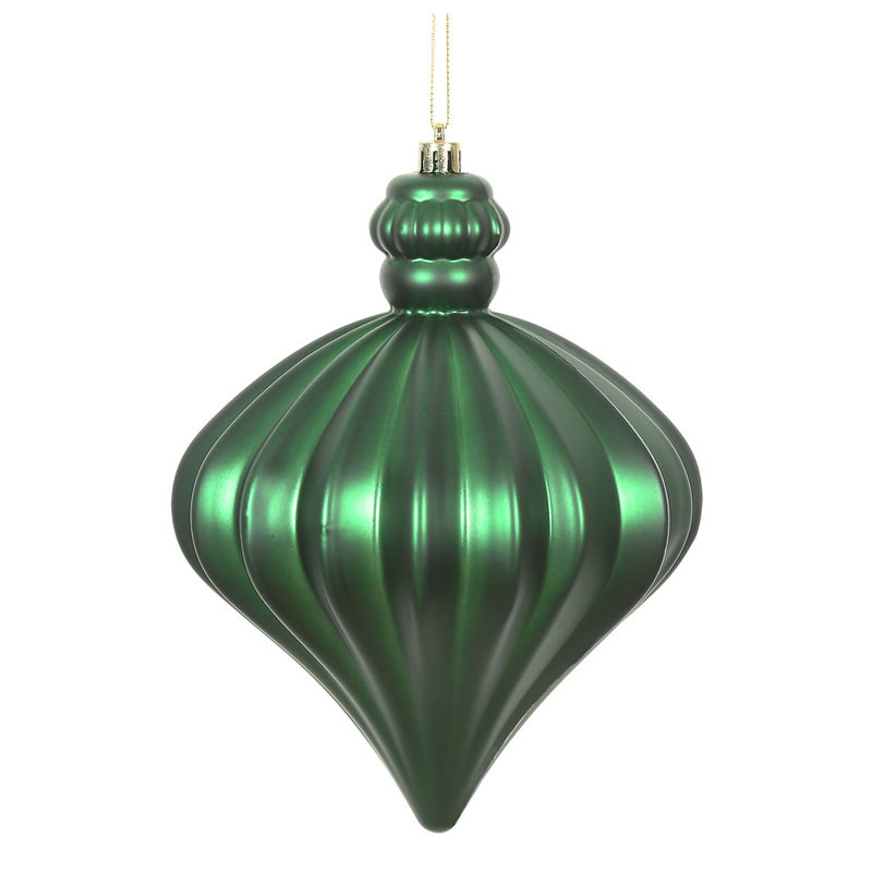 Ornement de Noël oignon 6 po, Émeraude