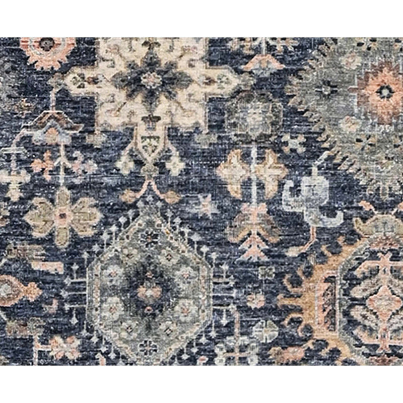 Tapis rectangulaire en laine noué à la main, Rectangle 10 pi x 14 pi