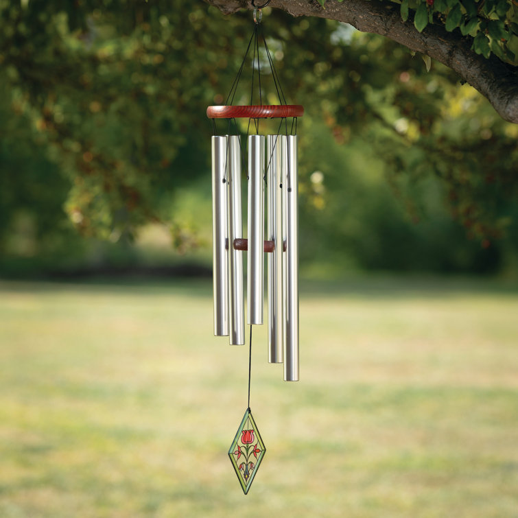 Woodstock Chimes Metal Plants & Flowers Wind Chime | Wayfair