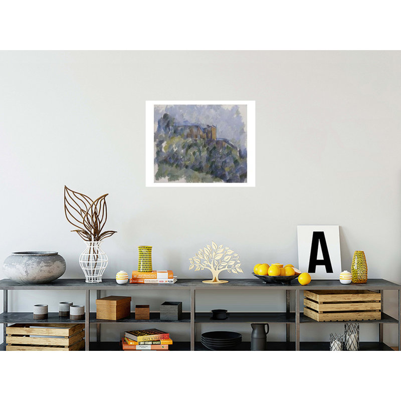 Château Noir, Paul Cézanne, estampe numérique, H 22 po x l 28 po