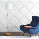 Powhattan 61.5'' Gold Leaf Traditional Floor Lamp