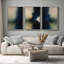 Framed Wall Art Abstract Vintage Antique Classic for Bedroom - 16"x24"x3 panels-1636330737-1636330736