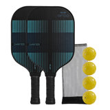 Orca Charter Polymer Honeycomb Pickleball Paddle Deluxe Combo Set