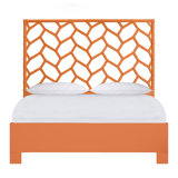 Silas King Platform Bed, Light Blue