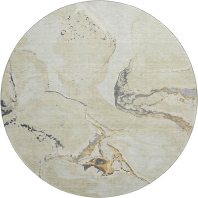 Premium Machine Washable Cortes AMF1005 Abstract Rug