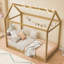 Lit pour enfant de faible hauteur Kid-Safe, construction en pin massif, taille simple, idéal pour la chambre d'enfant