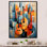 «Cubist Interplay Music Collage», reproduction d'art sur toile