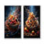 Granola galaxie - ensemble de 2 impressions sur toile déjeuner-1819376058-1819376063