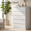 6-Drawer Tall Dresser with Concealed Handles-130672051