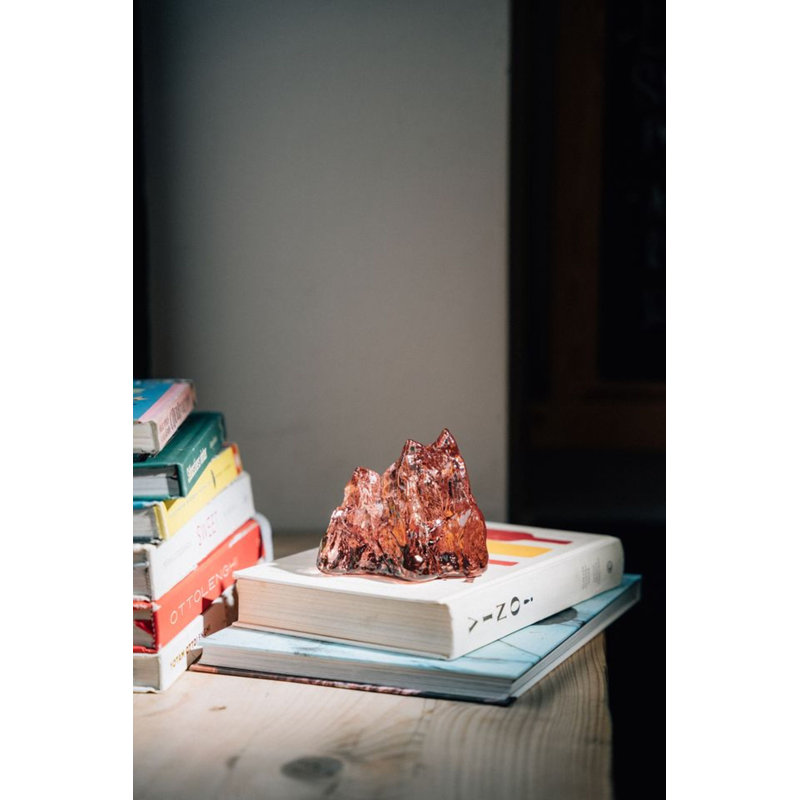 The Rock Votive Candle Holder, Pink