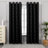 Deconovo Silver Diamond Pattern Curtain Pair-78279287-78279280
