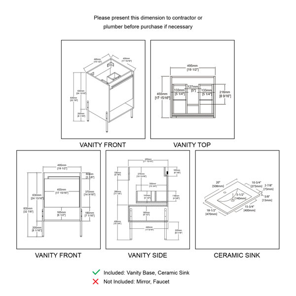Dimensions du produit
