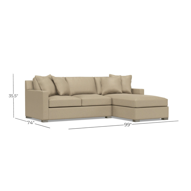 Kelsey Fabric 2 Pc Sectional, 1697-200