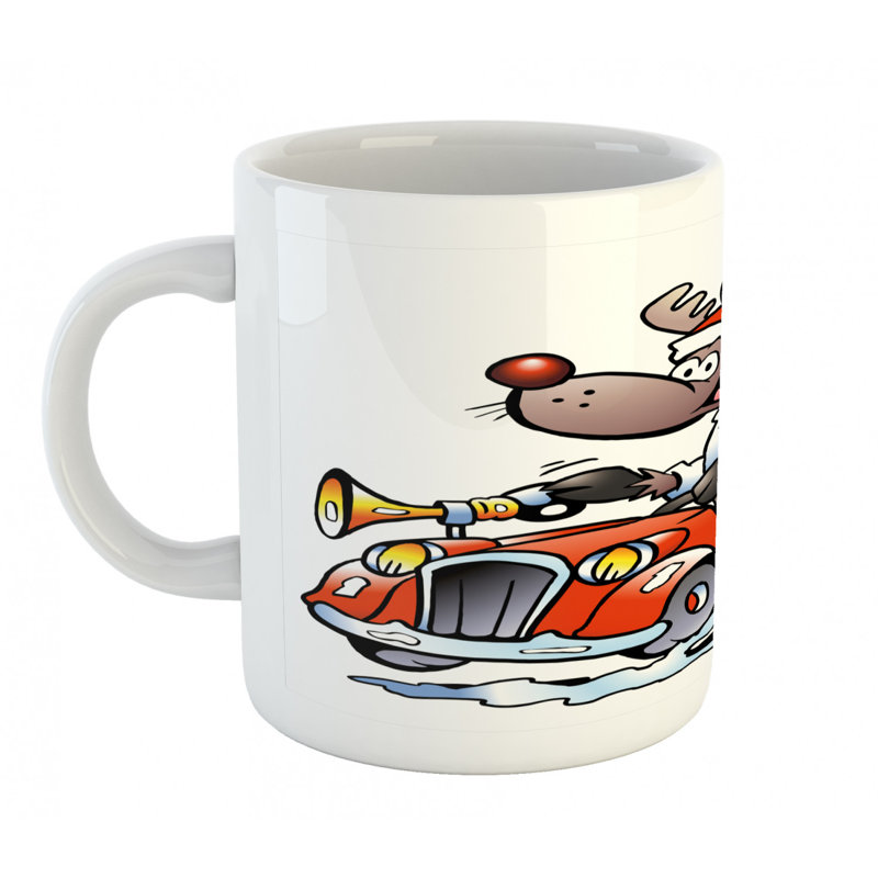 Grande tasse à café renne racing