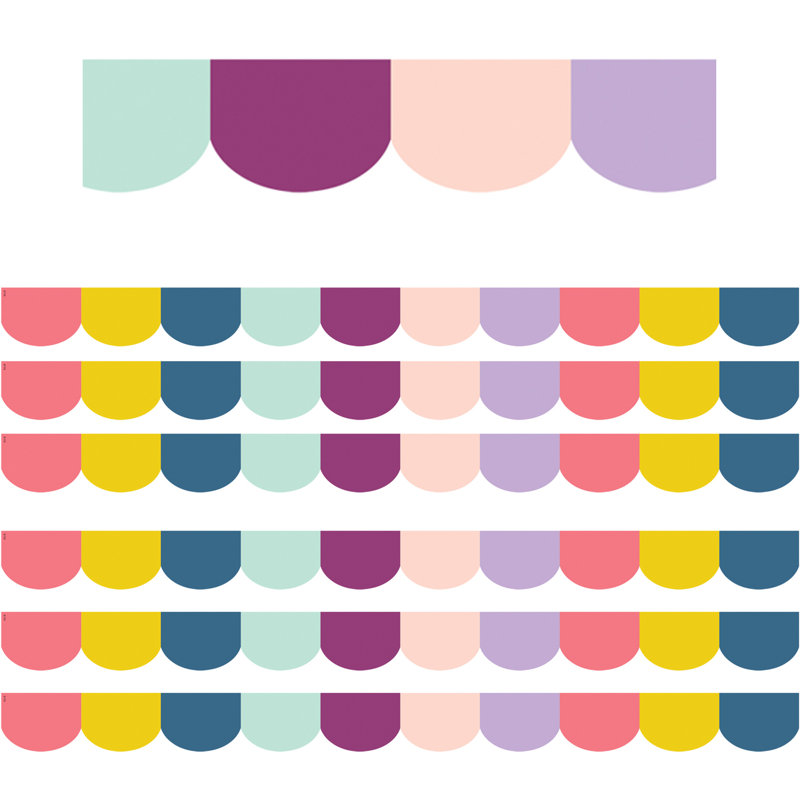 Bordure festonnée découpée